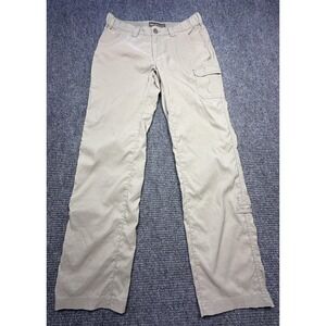 Bit & Bridle Pants Mens Medium Khaki Nylon Cargo Hiking Outdoor Pockets‎